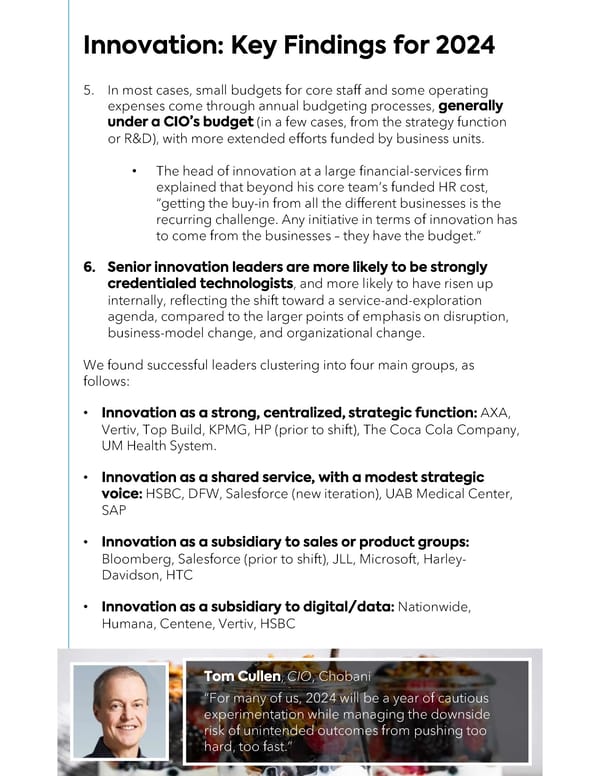 2024 IT Priorities and Adoption of Gen AI - Page 33